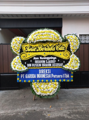 Papan Bunga Duka di Toraja Utara